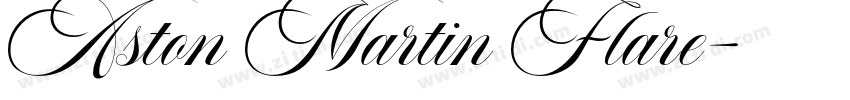 Aston Martin Flare字体转换